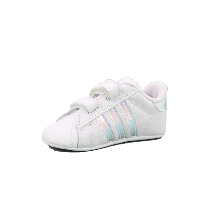 Scarpina Culla Adidas Bambino Bianco  Scarpe 728 - BD8000