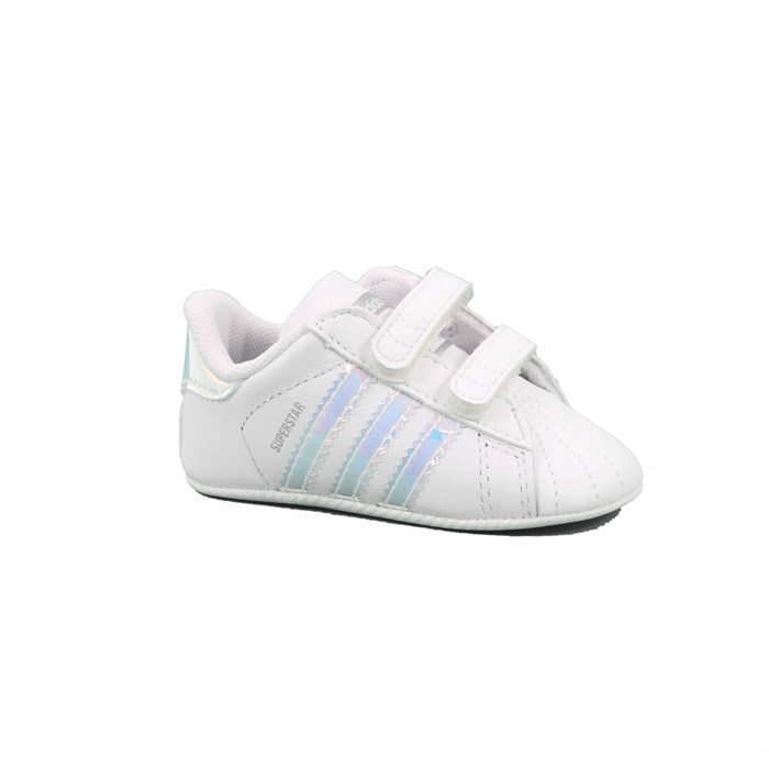 Scarpina Culla Adidas Bambino Bianco  Scarpe 728 - BD8000