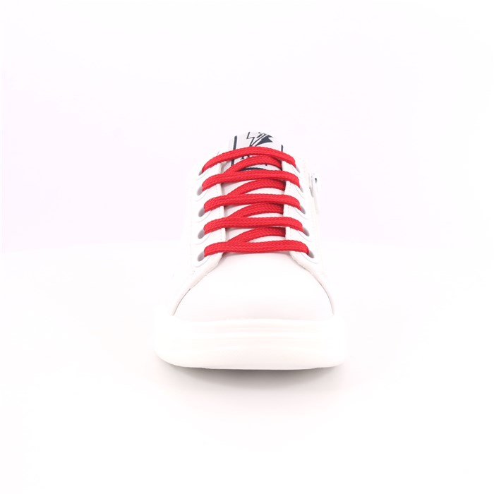 Scarpa Allacciata Asso Bambino Bianco  Scarpe 343 - AG-5415B