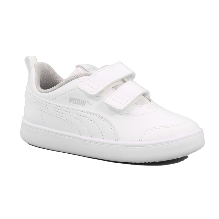 Scarpa Strappi Puma Bambino Bianco  Scarpe 247 - 37154404