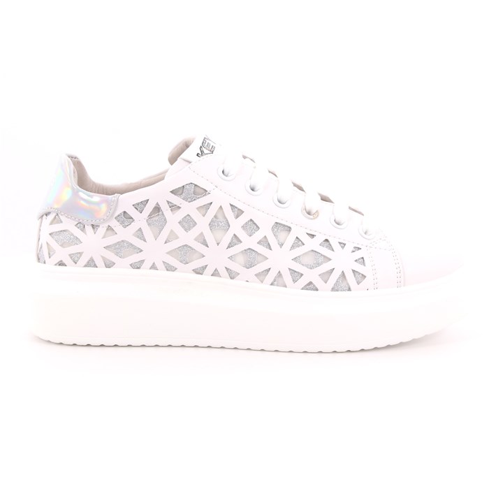 Scarpa Allacciata Keys Donna Bianco Scarpa Allacciata Keys Donna Bianco Scarpe 6 - K-405A