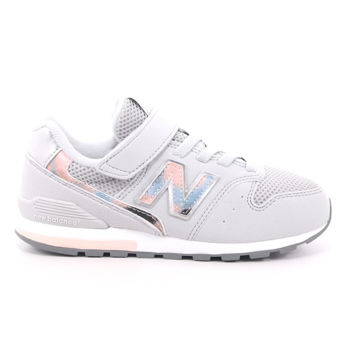 Scarpa Strappi + Elastico New Balance Bambina Grigio Scarpa Strappi + Elastico New Balance Bambina Grigio Scarpe 254 - NBYV996GS