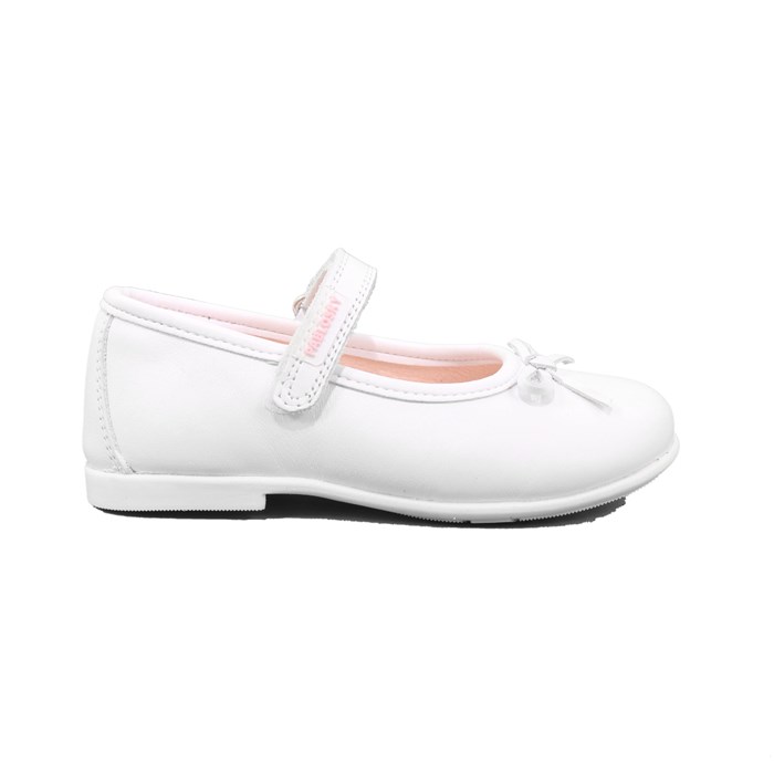 Ballerina Cerimonia Pablosky Bambina Bianco  Scarpe 238 - 074908