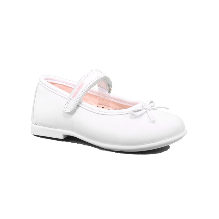 Ballerina Cerimonia Pablosky Bambina Bianco  Scarpe 238 - 074908