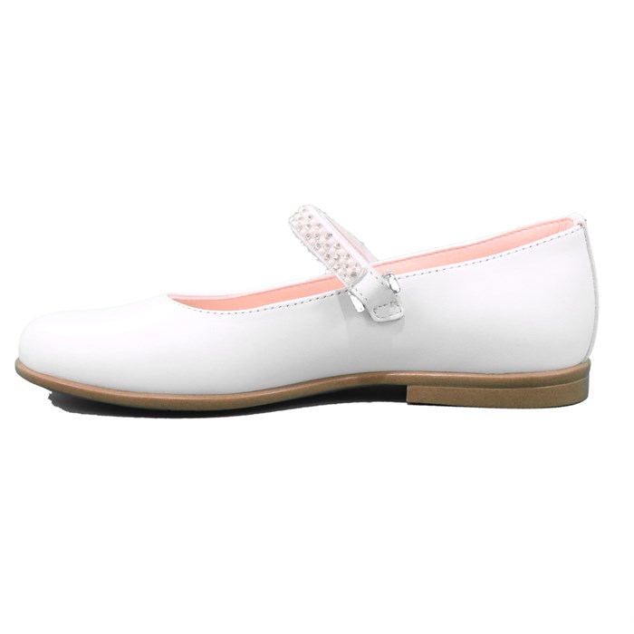 Ballerina Cerimonia Pablosky Bambina Bianco  Scarpe 241 - 338708