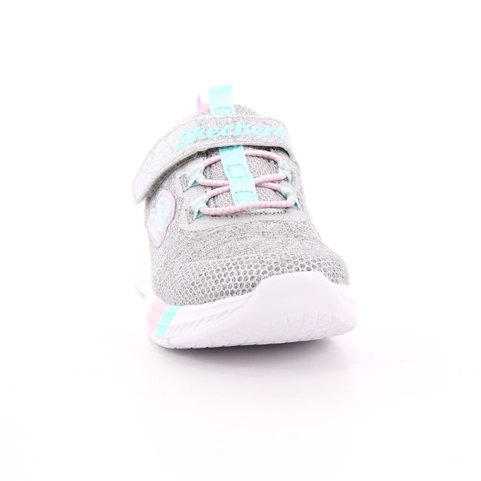 Scarpa Strappi + Elastico Skechers Bambina Grigio  Scarpe 102 - 302021N