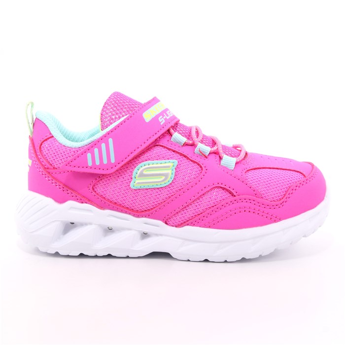 Scarpa Strappi + Elastico Skechers Bambina Fuxia Scarpa Strappi + Elastico Skechers Bambina Fuxia Scarpe 103 - 302092N