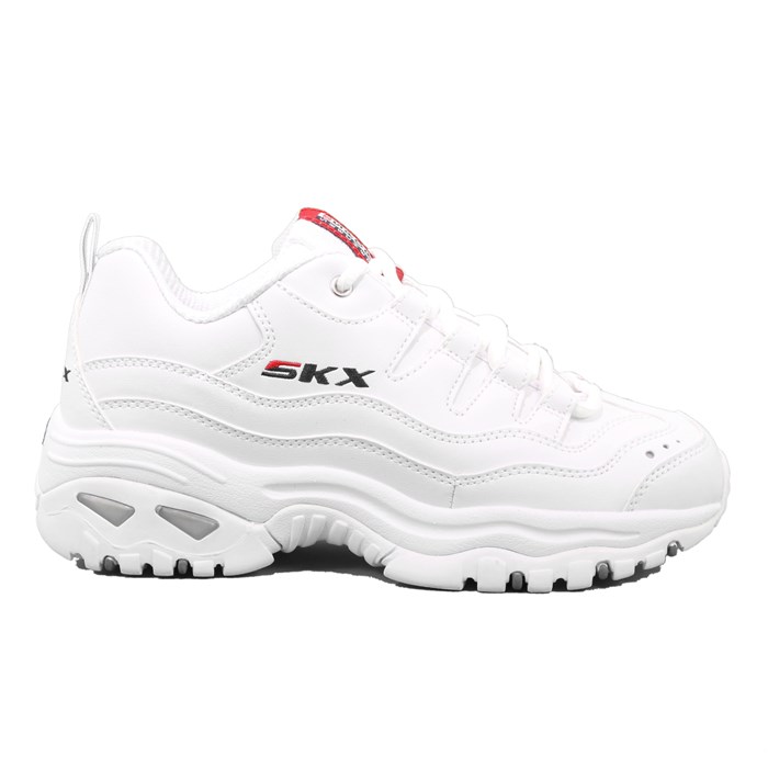 Scarpa Allacciata Skechers Bambina Bianco Scarpa Allacciata Skechers Bambina Bianco Scarpe 107 - 84220L