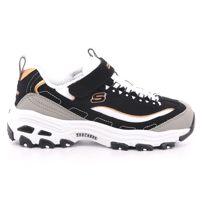 Scarpa Strappi + Elastico Skechers Bambina Nero Scarpa Strappi + Elastico Skechers Bambina Nero Scarpe 108 - 996212L