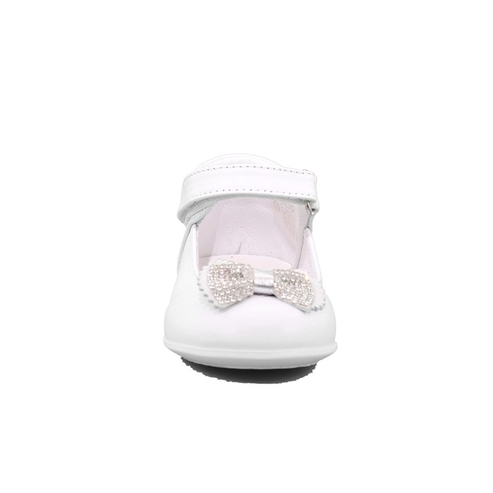 Ballerina Cerimonia Gorgino Bambina Bianco  Scarpe 25 - P2005