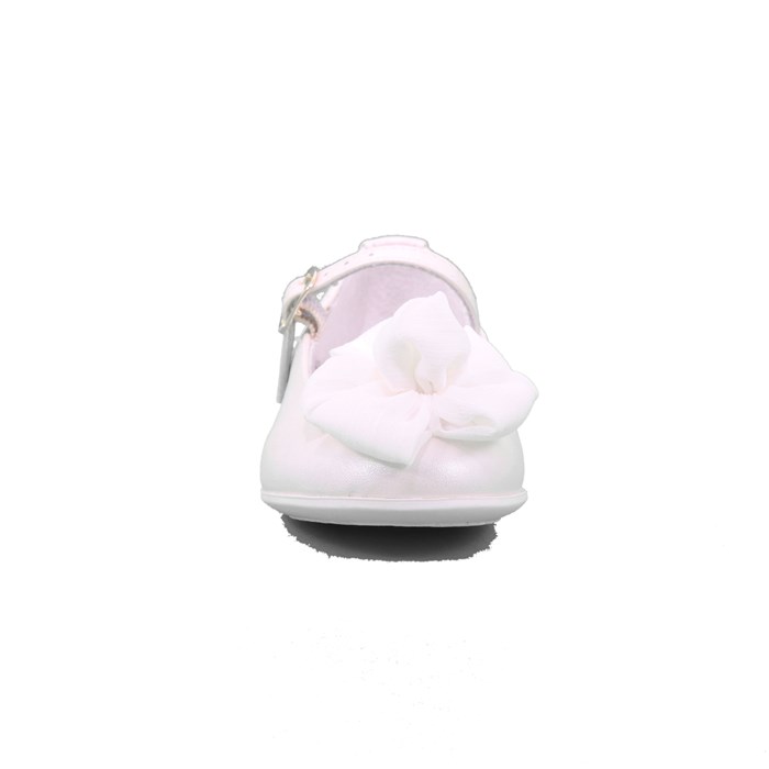 Ballerina Cerimonia Gorgino Bambina Bianco  Scarpe 28 - P2076