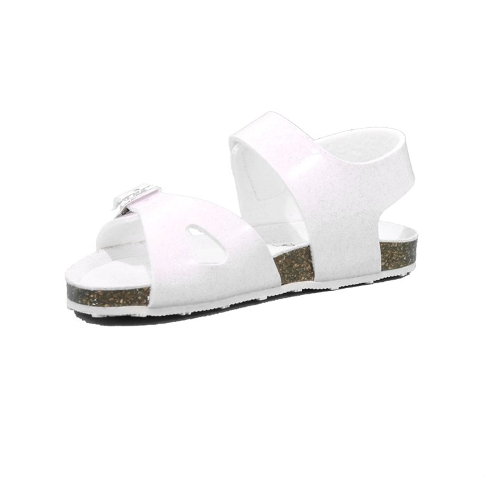 Sandalo Grunland Bambina Bianco  Scarpe 424 - SB1257