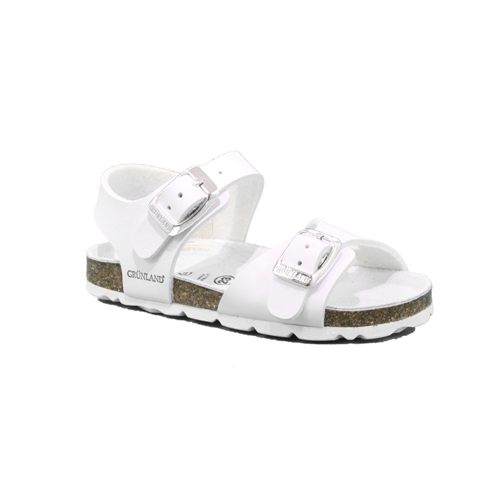 Sandalo Grunland Bambino Bianco  Scarpe 427 - SB0027