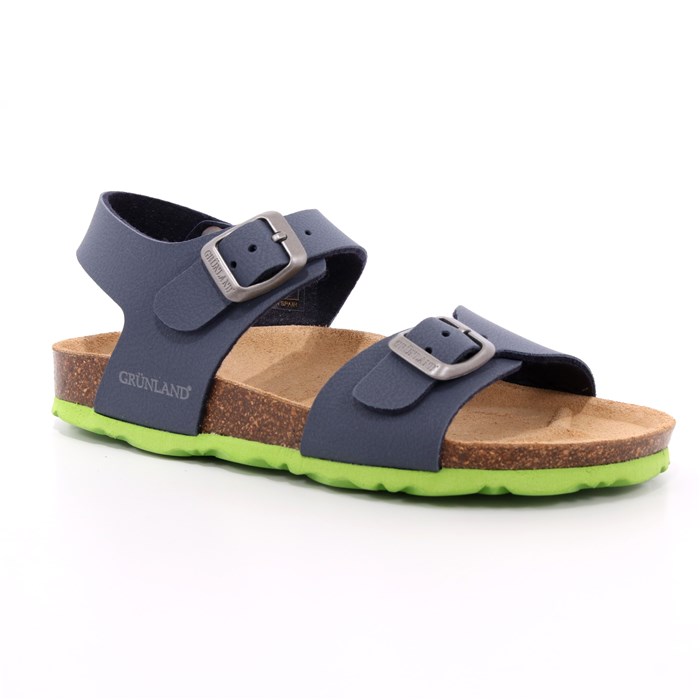 Sandalo Grunland Bambino Blu  Scarpe 442 - SB0901