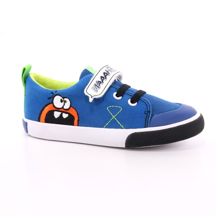 Scarpa Strappi + Elastico Garvalin Bambino Azzurro  Scarpe 79 - 202805