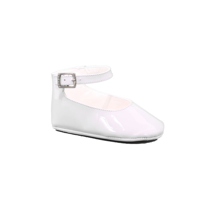 Scarpina Culla Baby Chick Bambino Bianco  Scarpe 46 - 812