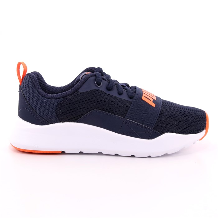 Scarpa Allacciata Puma Bambino Blu Scarpa Allacciata Puma Bambino Blu Scarpe 355 - 36690313