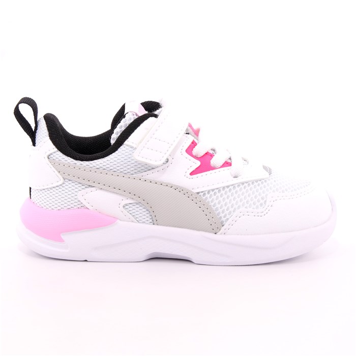 Scarpa Strappi + Elastico Puma Bambina Bianco Scarpa Strappi + Elastico Puma Bambina Bianco Scarpe 420 - 374398-03