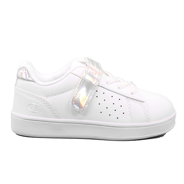 Scarpa Strappi + Elastico Champion Bambina Bianco Scarpa Strappi + Elastico Champion Bambina Bianco Scarpe 578 - S31749