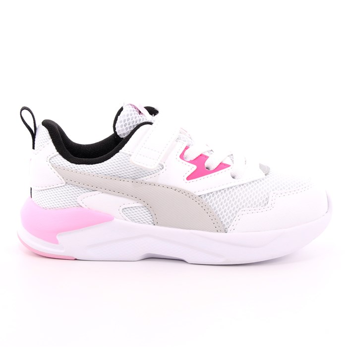 Scarpa Strappi + Elastico Puma Bambina Bianco Scarpa Strappi + Elastico Puma Bambina Bianco Scarpe 439 - 37439503