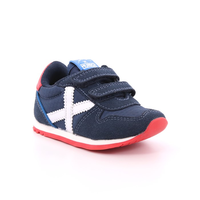 Scarpa Strappi Munich Bambino Blu  Scarpe 21 - 8820398