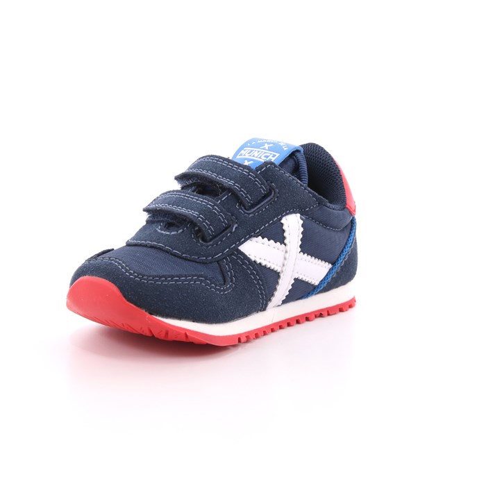 Scarpa Strappi Munich Bambino Blu  Scarpe 21 - 8820398