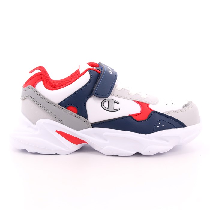 Scarpa Strappi + Elastico Champion Bambino Bianco Scarpa Strappi + Elastico Champion Bambino Bianco Scarpe 594 - S31994