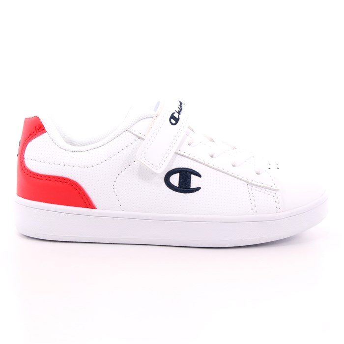 Scarpa Allacciata Champion Bambino Bianco Scarpa Allacciata Champion Bambino Bianco Scarpe 616 - S32096