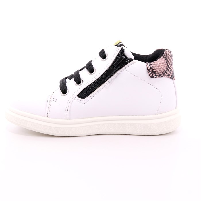 Scarpa Allacciata Asso Bambina Bianco  Scarpe 378 - AG-9900C