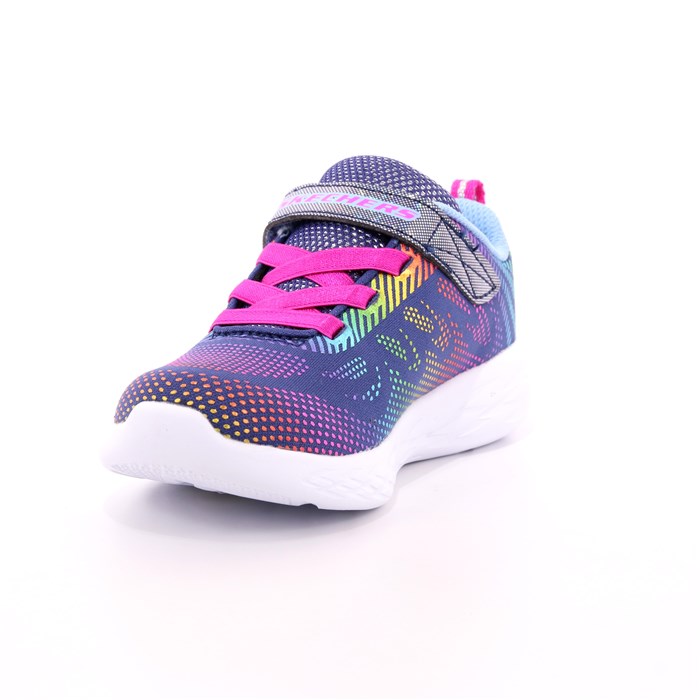 Scarpa Strappi + Elastico Skechers Bambina Blu  Scarpe 118 - 302031N