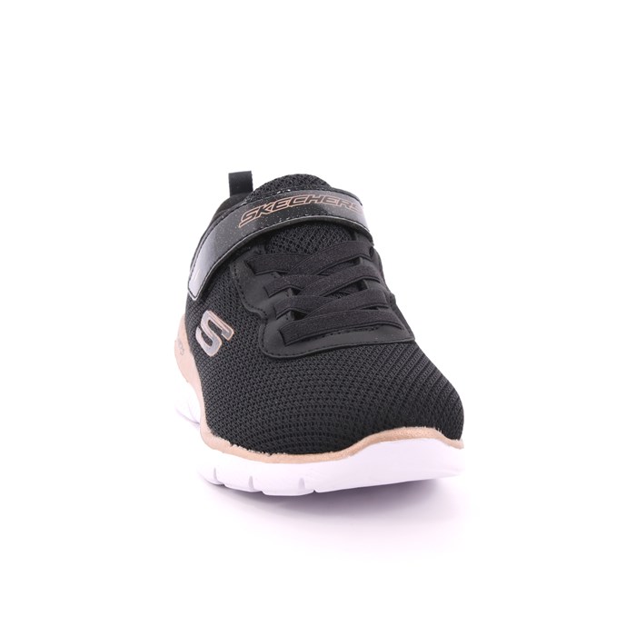 Scarpa Strappi + Elastico Skechers Bambina Nero  Scarpe 119 - 81628L