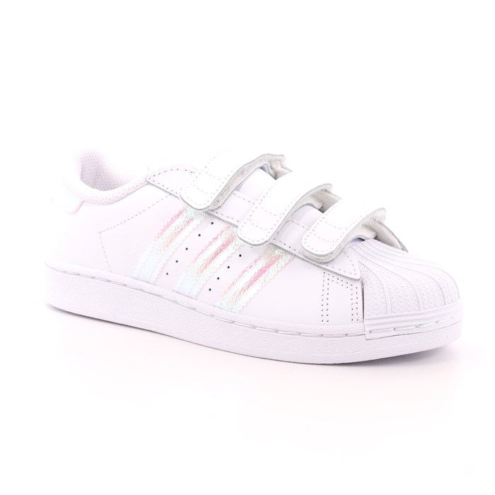 Scarpa Strappi Adidas Bambina Bianco  Scarpe 751 - FV3655