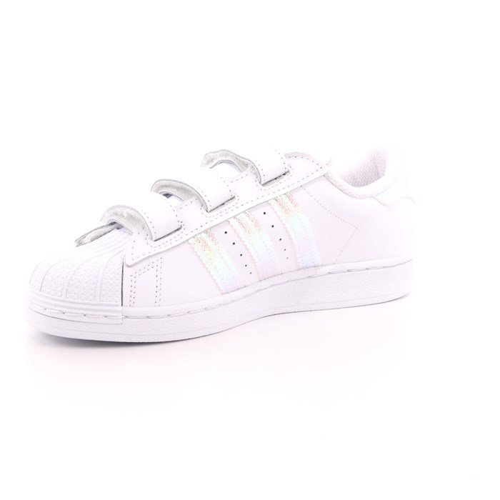 Scarpa Strappi Adidas Bambina Bianco  Scarpe 751 - FV3655