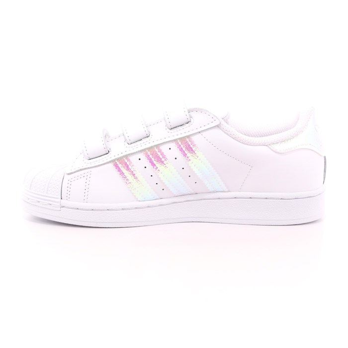 Scarpa Strappi Adidas Bambina Bianco  Scarpe 751 - FV3655