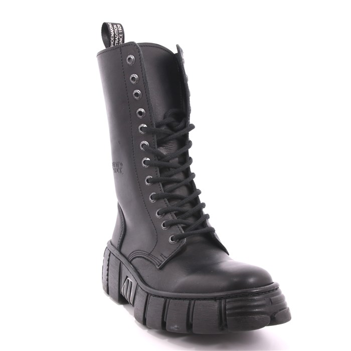 Anfibio New Rock Donna Nero  Scarpe 2 - NRSM-WALL027