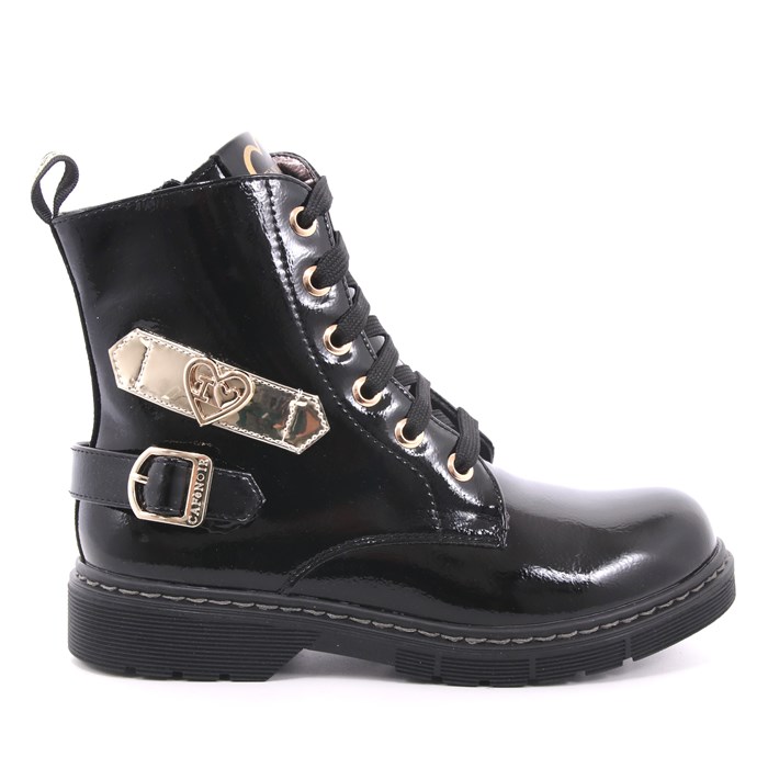 Anfibio Cafè Noir Bambina Nero Anfibio Cafè Noir Bambina Nero Scarpe 19 - C-764A