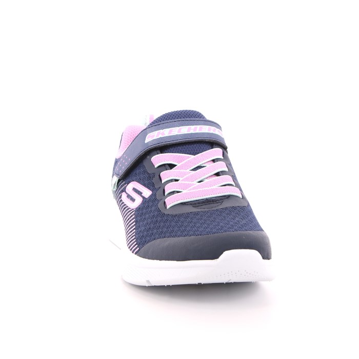 Scarpa Strappi + Elastico Skechers Bambina Blu  Scarpe 126 - 302016L