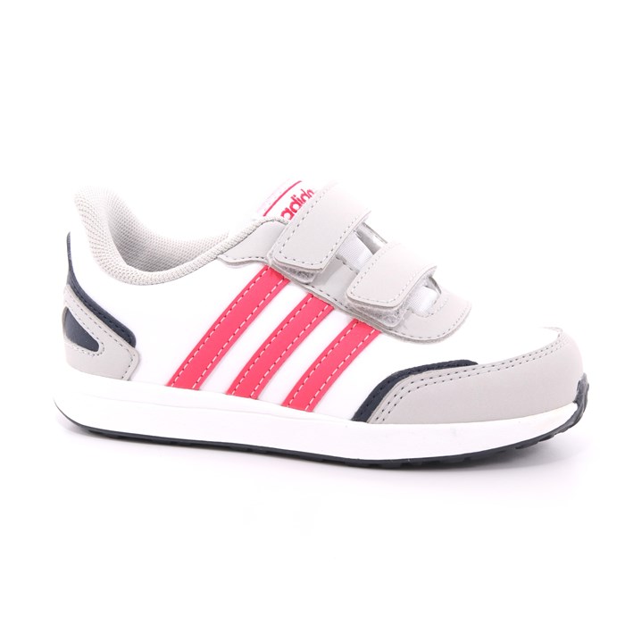 Adidas Scarpa Strappi Bambina Bianco Pallino