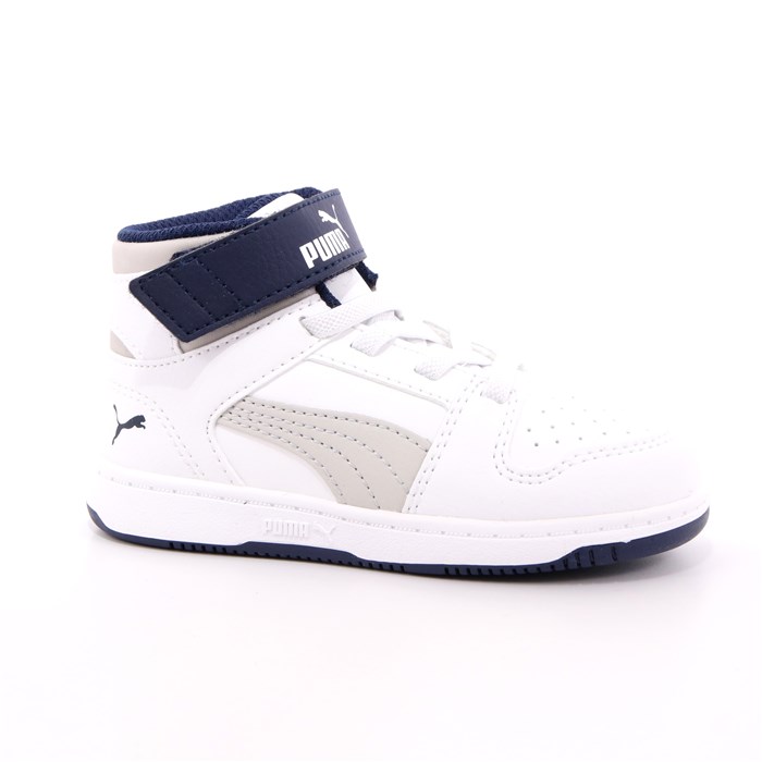 Scarpa Strappi + Elastico Puma Bambino Bianco  Scarpe 522 - 37048910