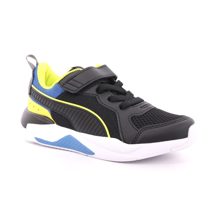 Scarpa Strappi + Elastico Puma Bambino Nero  Scarpe 577 - 37292114