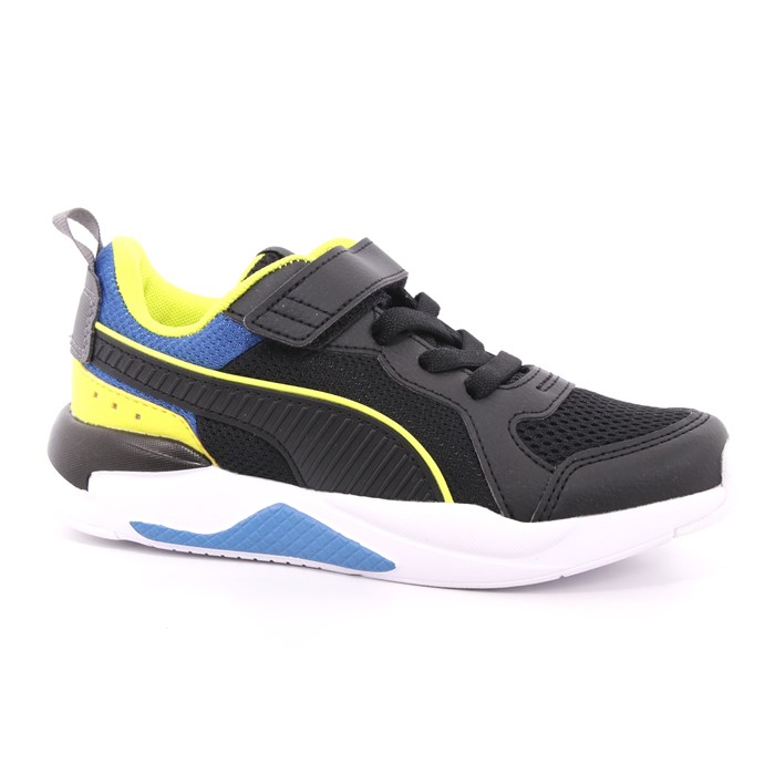 Scarpa Strappi + Elastico Puma Bambino Nero  Scarpe 577 - 37292114