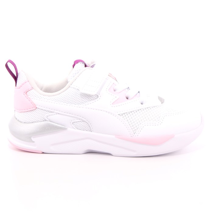 Scarpa Strappi + Elastico Puma Bambina Bianco Scarpa Strappi + Elastico Puma Bambina Bianco Scarpe 597 - 37439512
