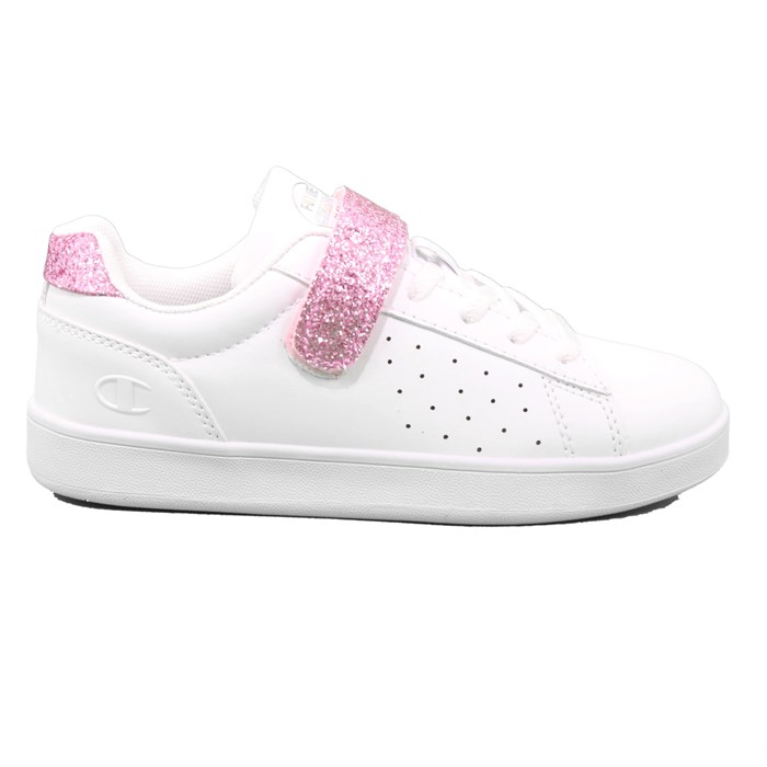 Scarpa Strappi + Elastico Champion Bambina Bianco Scarpa Strappi + Elastico Champion Bambina Bianco Scarpe 689 - S31545