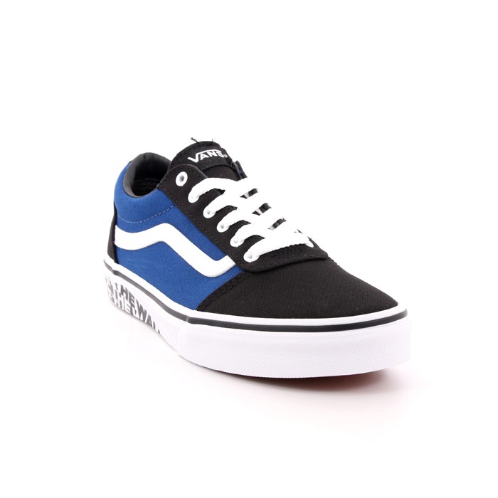 Scarpa Allacciata Vans Bambino Azzurro  Scarpe 17 - VN0A38J959M1