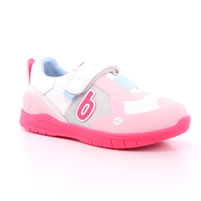 Scarpa Strappi + Elastico Biomecanics Bambina Bianco  Scarpe 84 - 212203