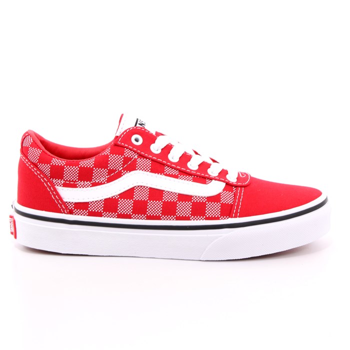 Scarpa Allacciata Vans Bambino Rosso Scarpa Allacciata Vans Bambino Rosso Scarpe 24 - VN0A38J93RU1
