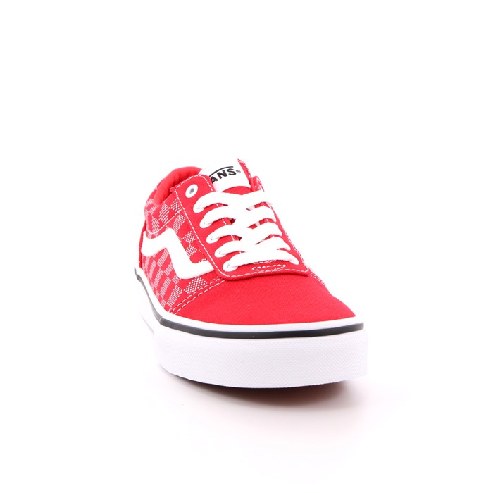 Scarpa Allacciata Vans Bambino Rosso  Scarpe 24 - VN0A38J93RU1