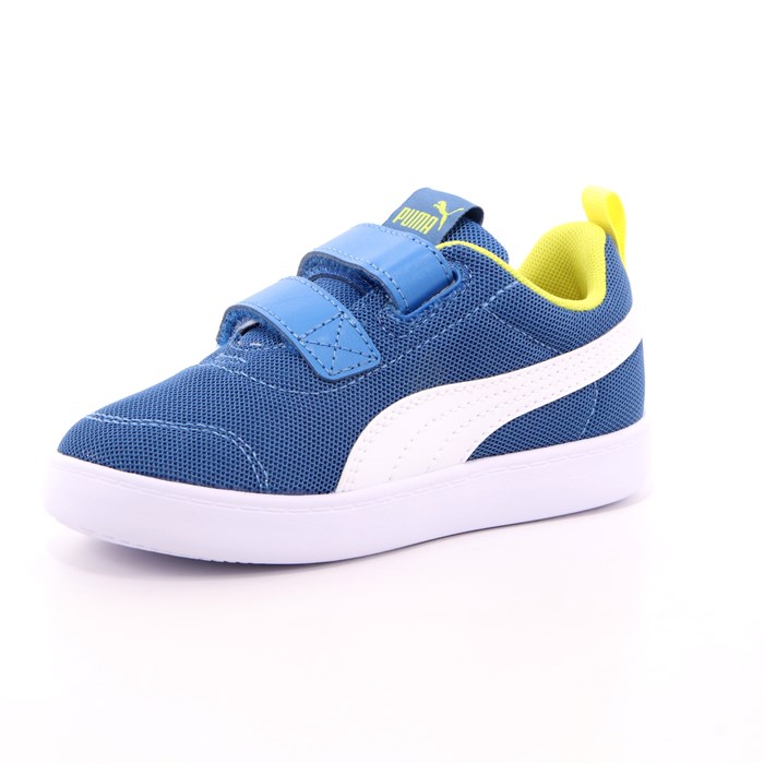 Scarpa Strappi Puma Bambino Azzurro  Scarpe 615 - 37175907