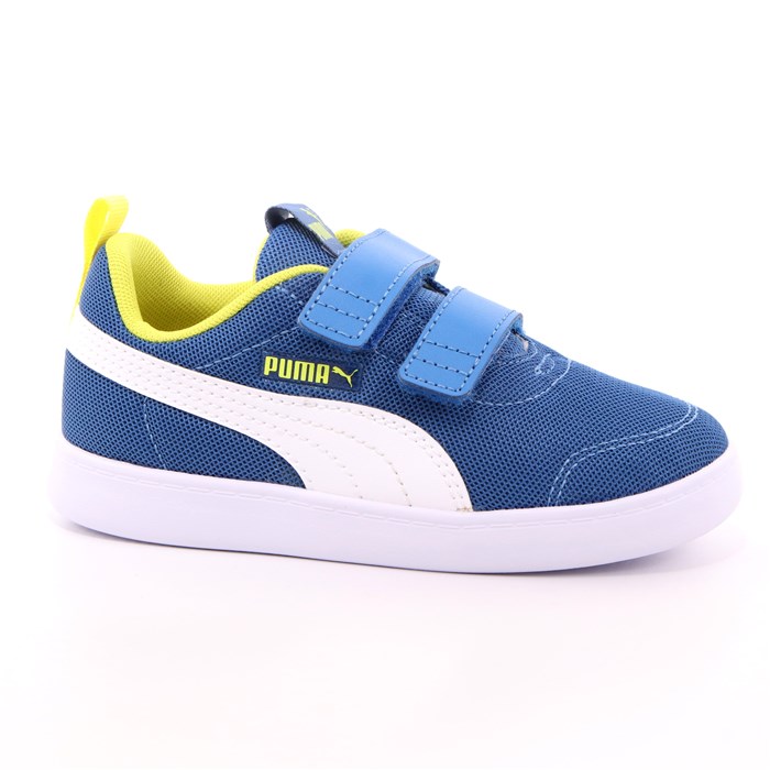 Scarpa Strappi Puma Bambino Azzurro  Scarpe 615 - 37175907