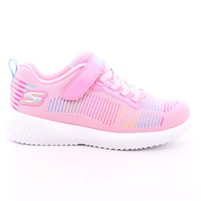 Scarpa Strappi + Elastico Skechers Bambina Rosa Scarpa Strappi + Elastico Skechers Bambina Rosa Scarpe 140 - 302379L
